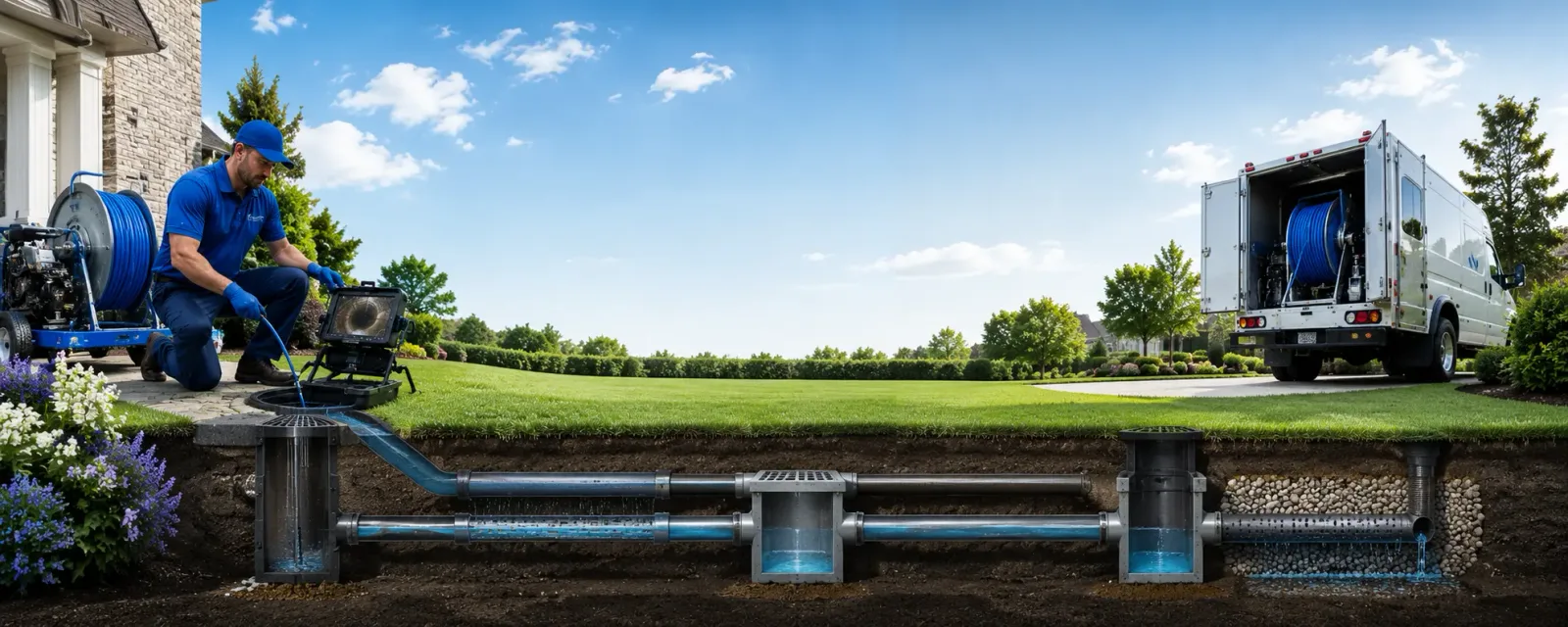 Outdoor drain cleaning information for Rotan, TX
